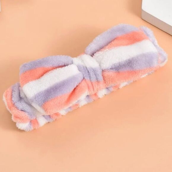 5 for $25 SPA PLUSH BOWHEADBAND - Picture 3 of 5